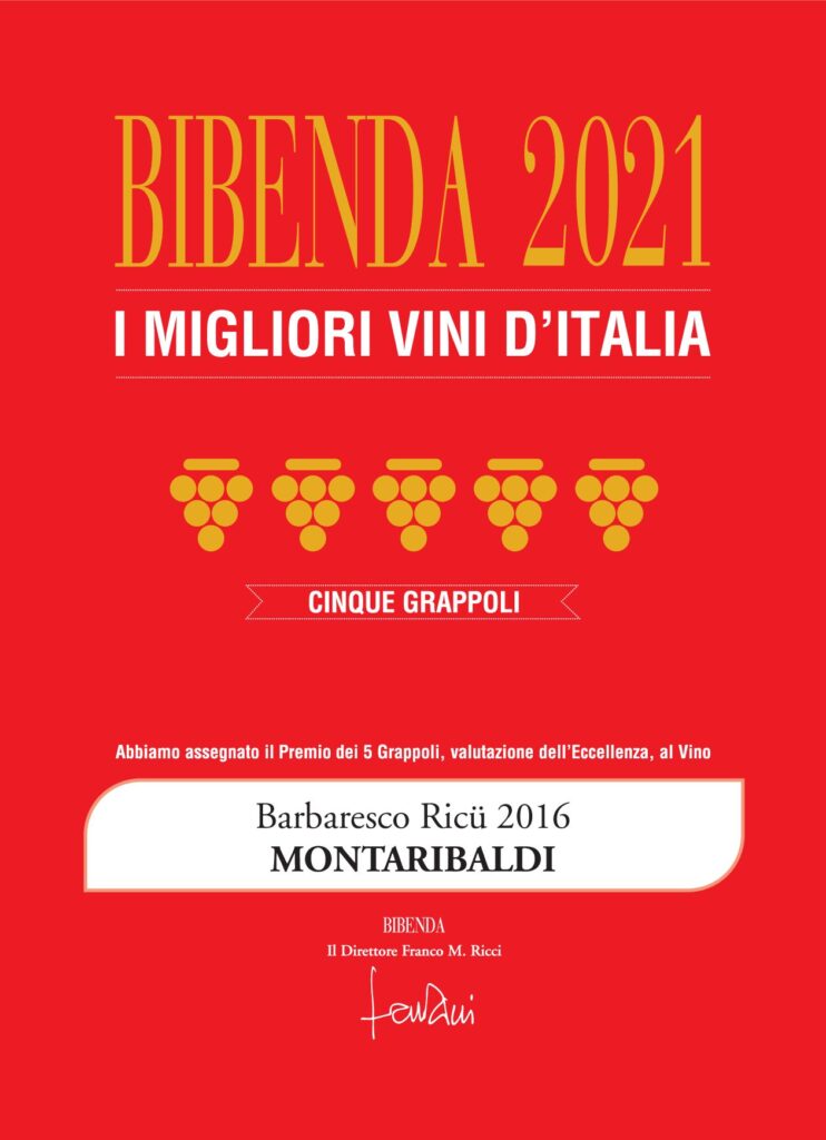 BIBENDA 2021 – BARBARESCO RICU 2016 CINQUE GRAPPOLI